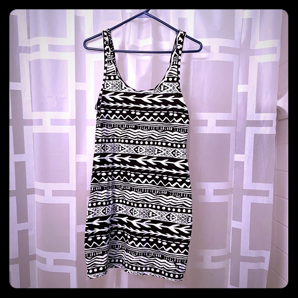 PINK cotton stretchy dress women’s Medium